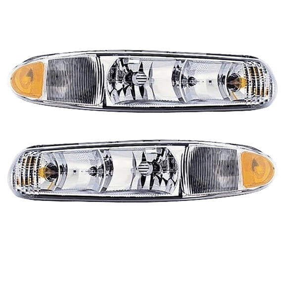 New Pair Of Headlights Compatible With Buick Century Special