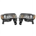 thumbnail image 1 of New Pair Of Headlights Compatible With Jeep Grand Cherokee Sport Utility 2017 2018 2019 2020 2021 By Part Numbers 68289234AF CH2503297 CH2502297, 1 of 2