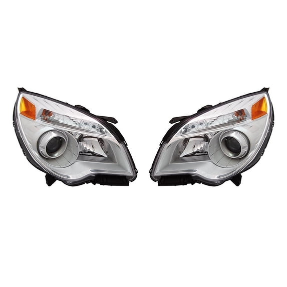 New Pair Of Headlights Fits Chevrolet Equinox LTZ 2010-2015 23308256 Gm2502352
