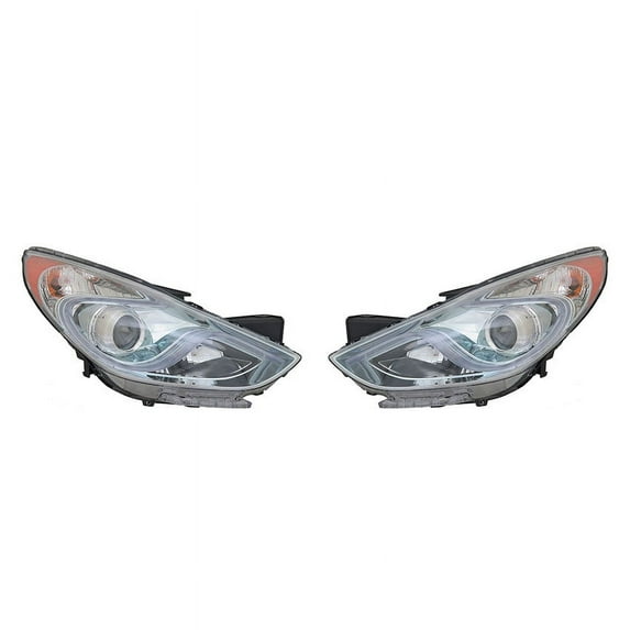 NEW PAIR OF HEADLIGHTS IS COMPATIBLE WITH HYUNDAI SONATA HYBRID LIMITED HY2502177 92102-4R050 921014R050 921024R050 HY2503177 92101-4R050