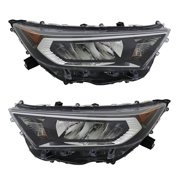 New Pair Of Headlights Is Compatible With Toyota Rav4 Hybrid Le 2019 2020 2021 By Part Number To2503274 81110-0R152 811100R152