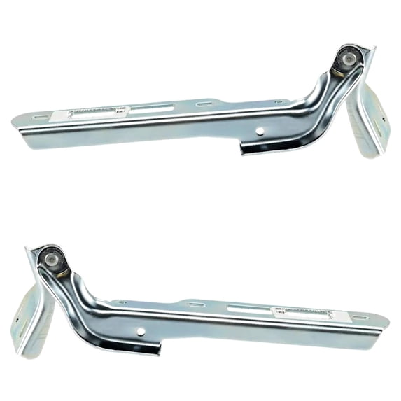 New Pair Of Hood Hinge Compatible With Ford F-250 Eddie Bauer 8 Cyl 5.0L F-150 XLT 8 Cyl 5.0L 1987-1997 By FO1236101 FO1236102 F2TZ16797A F2TZ16796A