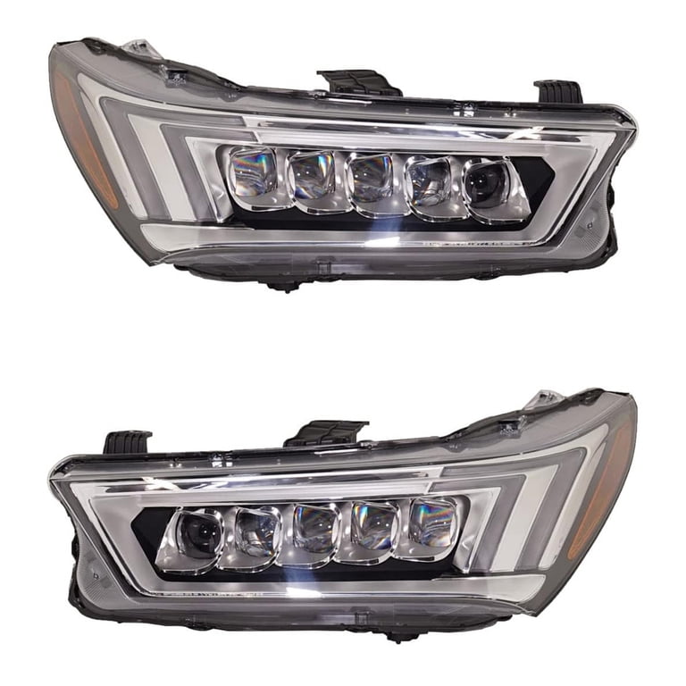 New Pair Of LED Headlights Compatible With Acura Mdx Sh Awd Sport