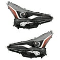 thumbnail image 1 of New Pair Of Led Headlights Compatible With Toyota Prius Hatchback L Le Eco Awd E 2019 By Part Numbers 8114047A00 8107047A00 To2503282 To2502282, 1 of 2