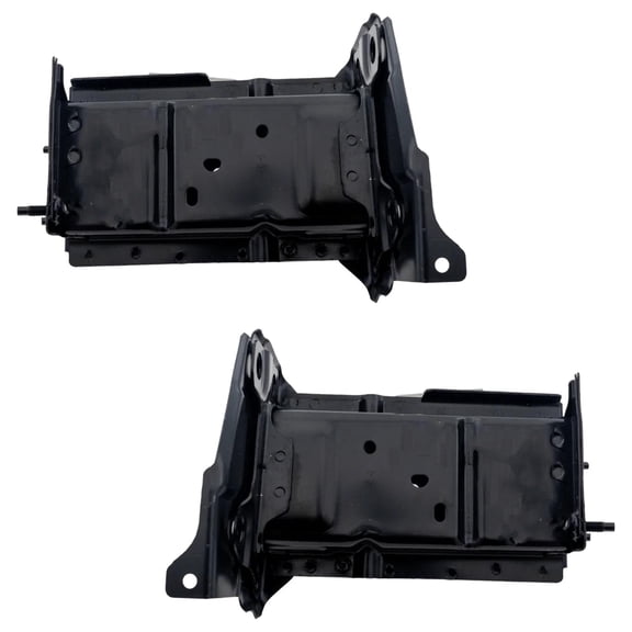 New Pair Of Radiator Support Bracket Compatible With Nissan Sentra Nismo Sentra SR Turbo 2017-2019 By NI1067153 G51143ZLMA G51154FUMA NI1066153