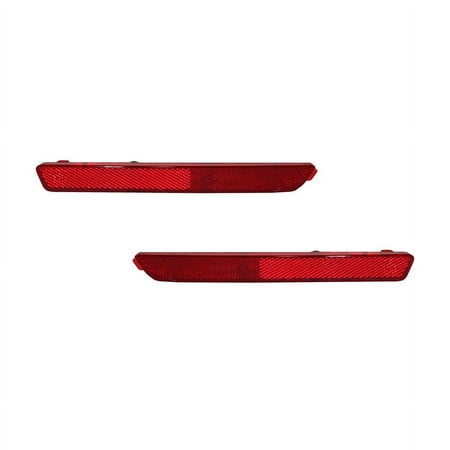 New Pair Of Reflector Light Fits Mazda 3 Hatchback 2004-2009 Bn8R515L0 Ma1184100