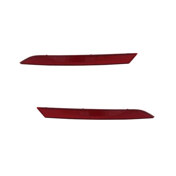 New Pair Of Reflector Lights Compatible With Volkswagen CC 2009 2010 2011 2012 By Part Numbers 3C8945106B VW1185106 VW1184106 3C8945105B