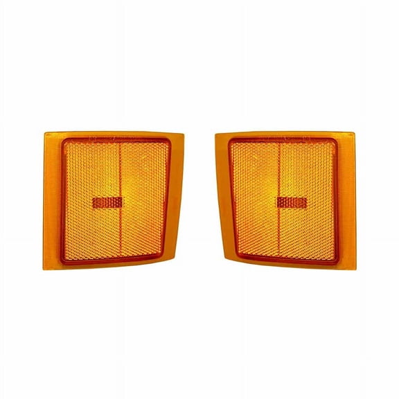 New Pair Of Side Lights Compatible With Chevrolet C K 1500 2500 3500 Suburban By Part Numbers 5977738 GM2551144 5977737 GM2550144