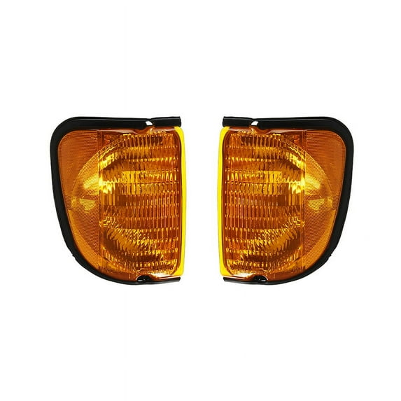 New Pair Of Side Marker Lights Fits Ford E-350 Super Duty 07 Fo2521176 Fo2520176