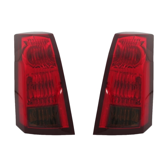 New Pair Of Tail Lights Compatible With Cadillac CTS 2003 2004 2005 2006 2007 By Part Numbers GM2801197 GM2800198 15930597 15930596