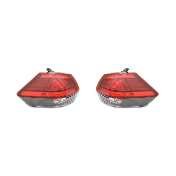 New Pair Of Tail Lights Compatible With Cat Nissan Rogue Hybrid S SL SV 2.0L 2.5L 2017 By Part Numbers 265506FL0A NI2804110 NI2805110