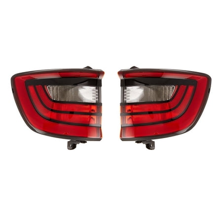 New Pair Of Tail Lights Fits Dodge Durango Citadel Gt Limited 2014-17 68272126Aa
