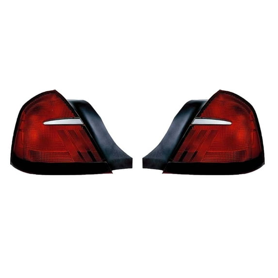 New Pair Of Tail Lights Is Compatible With Mercury Grand Marquis 1998 1999 2000 2001 2002 By Part Numbers FO2819124 F8MZ13404AA FO2818124 F8MZ13405AA