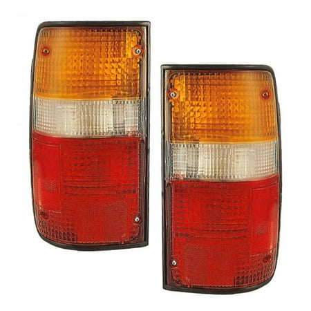 New Pair Of Tail Lights Compatible With Toyota Pickup 1989 1991 1992 1993 1994 1995 By Part Numbers TO2800105 8156089166