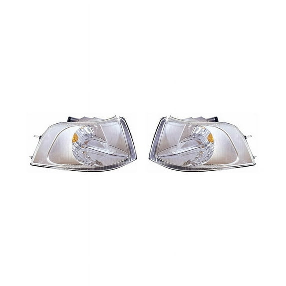 New Pair Of Turn Signal Lights Compatible With Volvo S40 2001 2002 2003 2004 By Part Numbers VO2520109 306218348 306218330
