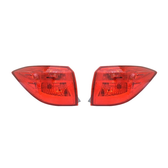 New Pair Of Outer Tail Lights Compatible With Cat Toyota Corolla 50TH Anniversary Plus SE XSE XLE 2017 2018 By Part Numbers 8155002B10 TO2804131 TO2805131