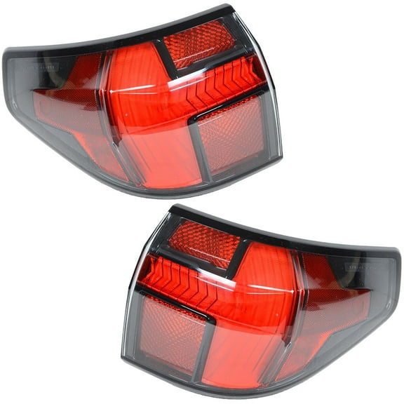 New Pair Of Outer Tail Lights Compatible With Hyundai Santa Cruz Limited Night SEL Premium XRT Crew Cab Pickup 2022-2024 By Part Numbers HY2805174 92402-K5000 HY2804174 92401-K5000