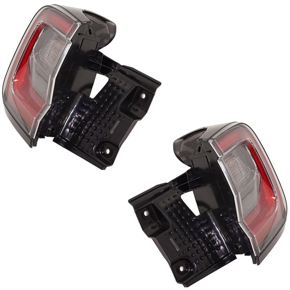 New Pair Of Outer Tail Lights Compatible With Subaru Outback Base Limited XT Wagon 2020-2024 By Part Numbers SU2805113 84201AN02B 762405-41588-8 SU2804113 84201AN03B 762405-41589-5