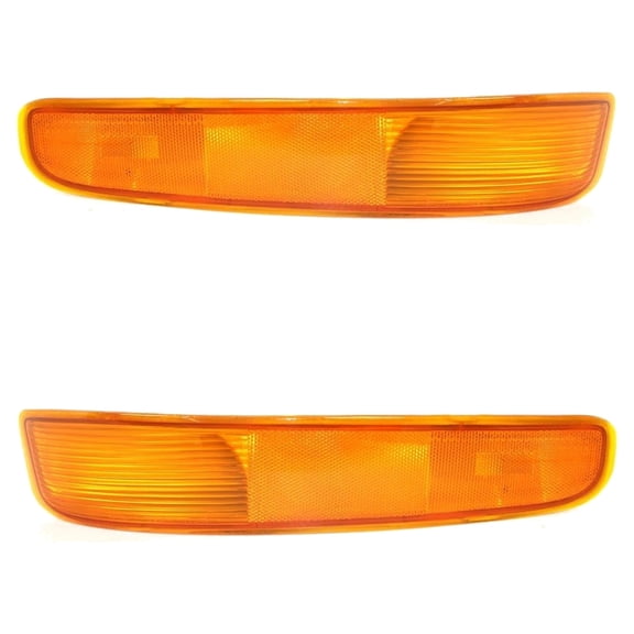 New Pair Of Parking Light Compatible With Buick Park Avenue Base 6 Cyl 3.8L Park Avenue Ultra 6 Cyl 3.8L 1997-2005 By GM2520157 5978311 5978312 GM2521157
