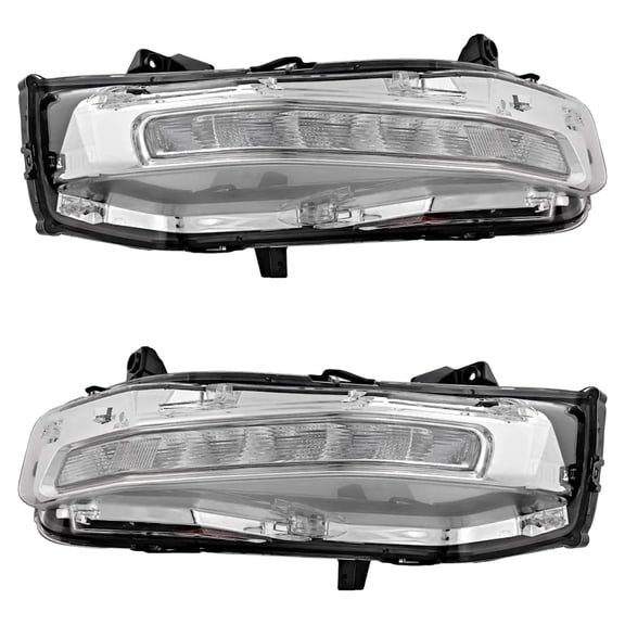 New Pair Of Parking Light Compatible With Ford Mustang GT Premium 8 Cyl 5.0L Mustang EcoBoost 4 Cyl 2.3L 2018-2023 By FO2520197 FO2521197 JR3Z13201C JR3Z13200B