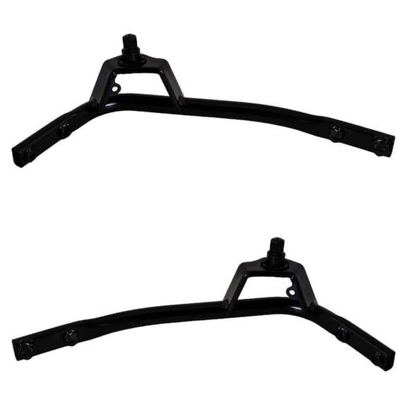 New Pair Of Radiator Support Bracket Compatible With Jeep Cherokee High Altitude 4 Cyl 2.4L Cherokee High Altitude 4 Cyl 2.0L 2019-2023 By CH1225308 CH1225307 68537339AA 68288335AA