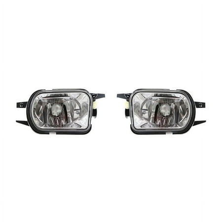 New Pair Of Side Lights Compatible With Mercedes Benz C200-C350 CL55-CL600 AMG SL55-SL600 B142 SLK350 CLK320-500 By Part Numbers 2038201256 2038201156 MB2593106 MB2592106