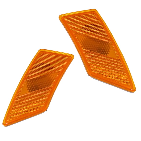 New Pair Of Side Marker Lights Compatible With Ford Ranger Lariat Raptor Wildtrak XL XLT Plus Crew Extended Cab Pickup 4-Door 2019-2023 By Part Numbers FO2551147 FO2550147