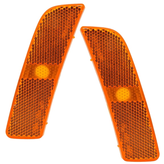 New Pair of Side Marker Lights Compatible With Volkswagen Tiguan R-Line S SE SEL Wolfsburg Edition Base 2009-2018 By Part Numbers VW2551107 VW2550107 5N0 945 120 A 5N0 945 119 A