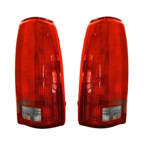 New Pair Tail Light Lens & Housing Fits GMC C1500 C2500 C3500 K1500 Gm2809108