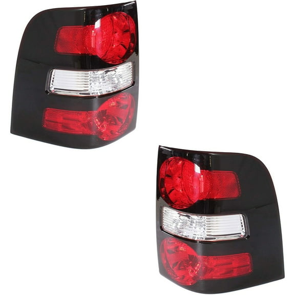 New Pair of Tail Lights Compatibile With Ford Explorer XLS XLT Sport Utility 2006-2010 By Part Numbers FO2819140 FO2818140 6L2Z 13404 CA 6L2Z 13405 CA 11-6185-01 11-6186-01