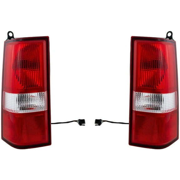 New Pair Tail Lights Compatible With Chevrolet Express 2500 Base Extended Cargo Van 3 Door 4.8L 2017 2018 2019 2020 2021 2022 2023 By part number GM2801214 GM2800214 84639023 84639024
