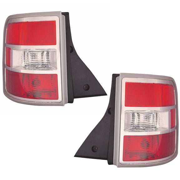 New Pair Of Tail Lights Compatible With Ford Flex SE SEL Sport Utility 3.5L 2012-2019 By Part Numbers FO2801255 CA8Z 13404 A 762405-42401-9 FO2800255 CA8Z 13405 A 762405-42402-6