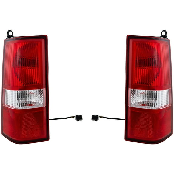 New Pair Tail Lights Compatible With GMC Savana 3500 Base Standard Passenger Van 3 Door 2.8L 4.3L 2018 By part number 84639024 84639023 GM2800214 GM2801214