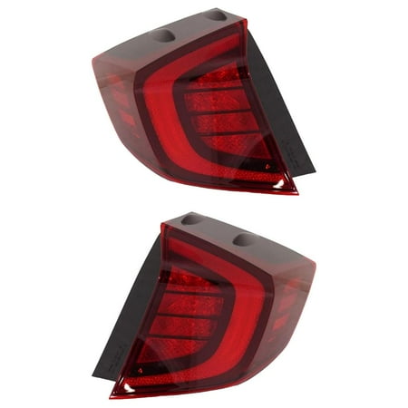 New OEM Grade Tail Light Assembly Compatible with 2020-2022 Hyundai Sonata 2.5L 1.6L I4 Smartstream 191HP Replaces HY2805163 HY2804163 92402-L0100 92401-L0100 92402L010092401L0100