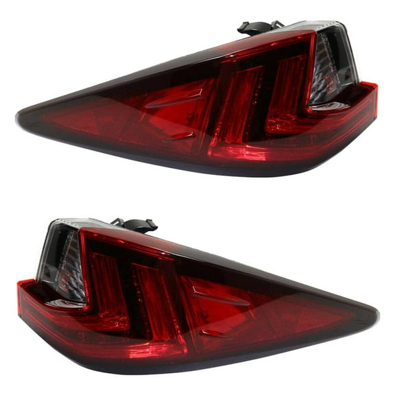 OEM Grade Tail Light Assembly LED Right Left Pair Compatible with 2016-2022 Lexus RX350 RX350L SUV LX2805133 81551-48380 LX2804133 81561-48380 81550-0E130 81560-0E130
