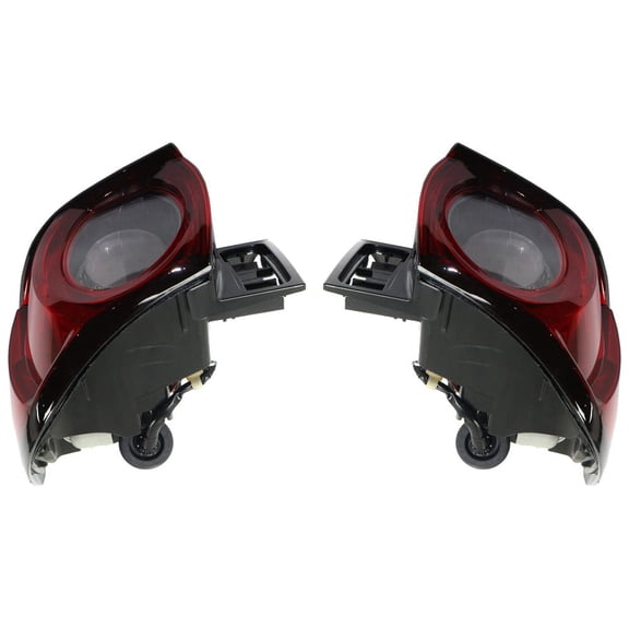 Taillight Assembly Compatible with 2017-2021 Mazda CX-5 2.5L I4 PY-VPS 187HP Replaces KB8B-51-150E KB8B-51-160E KB8B51150EKB8B51160E MA2805126 MA2804126 11-9009-9010-00