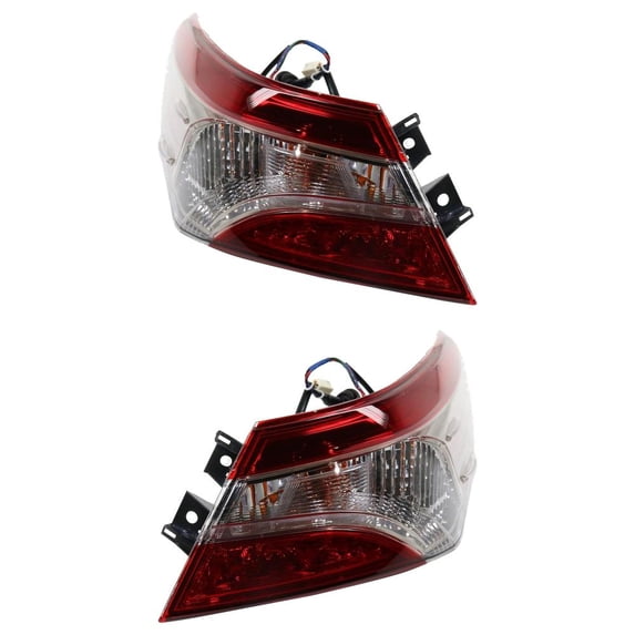 New Taillight Assembly Compatible with 2018-2020 Toyota Camry 2.5L I4 A25A-FKS A25A-FXS 203HP Replaces 81550-06840 81560-06840 81550068408156006840 TO2805135 TO2804135