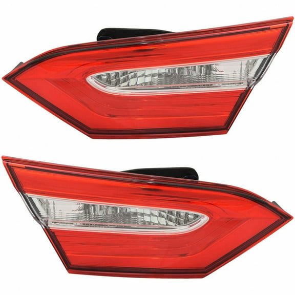 New Pair Of Tail Lights Compatible With Toyota Camry Hybrid LE SE L TRD XSE Sedan 4-Door 2018 2019 2020 By TO2803140 81580-06620 762405-41016-6 TO2802140 81590-06620 762405-41018-0