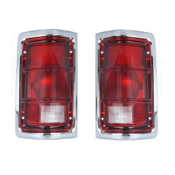 New Pair Tail Lights Fits Dodge D100-350 1988-1993 Ch2809103 55054794 Ch2808103