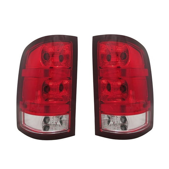 New Pair Tail Lights Fits GMC Sierra 3500 Hd Sle Slt Wt 2007-2014 25958485