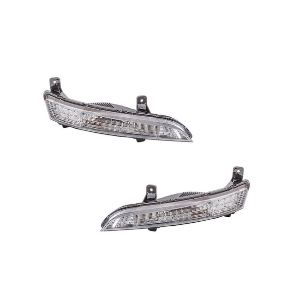 New Pair Of Turn Signal Lights Compatible With Cat Chevrolet General Motors GM Traverse 2013 2014 2015 2016 2017 By Part Numbers 20956917 20956918 GM2531135 GM2530135