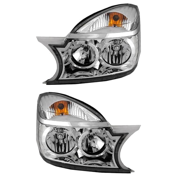 New Pair of Headlights Compatible With Buick Rendezvous 2006 2007 By Part Numbers 15144695 15144696 GM2503302 762405-65044-9 762405-65043-2 GM2502302
