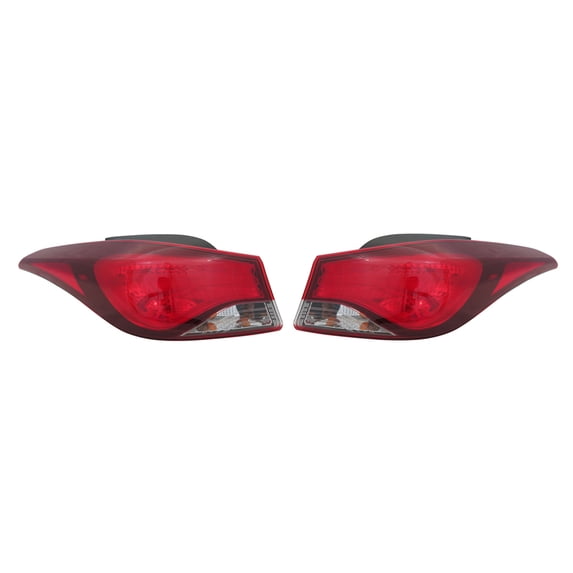 New Pair of Outer Tail Lights Compatible With Hyundai Elantra 2014 2015 Hy2805131 Hy2804131 92401-3y500 924013y500 92402-3y500 924023y500