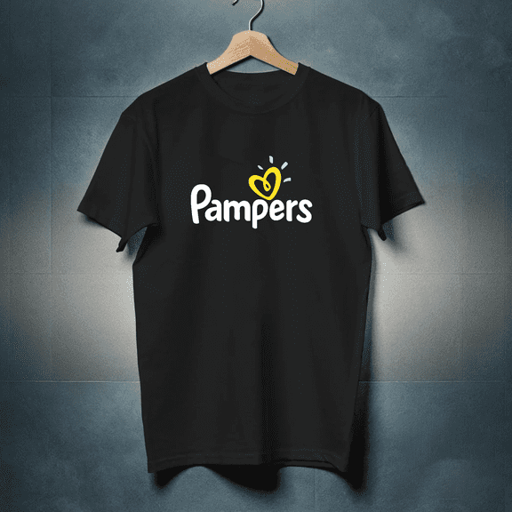 New Pampers logo T-Shirt Funny Size S to 5XL