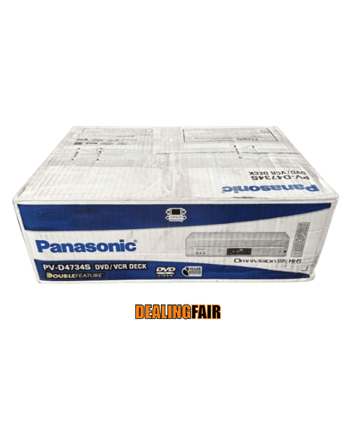 Panasonic VHSビデオ&DVDプレーヤー Panasonic PV-D4734S DVD Player VCR Combo VHS Recorder No