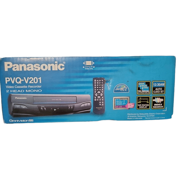 New Panasonic PVQ-V201 OmniVision VHS VCR