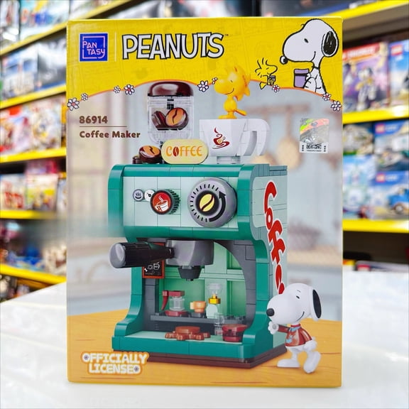 New Pantasy Snoopy Building Blocks Snoopy Scene Modeling Series Puzzle Assembling Toy Model Ornament Collectible Christmas Gifts