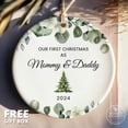 thumbnail image 1 of New Parent Ornament, Gift for New Parents, New Mom Gift, New Dad Gift, Baby Shower Gift, Pregnancy Gift, Christmas Gift for Expecting Mom, 1 of 6