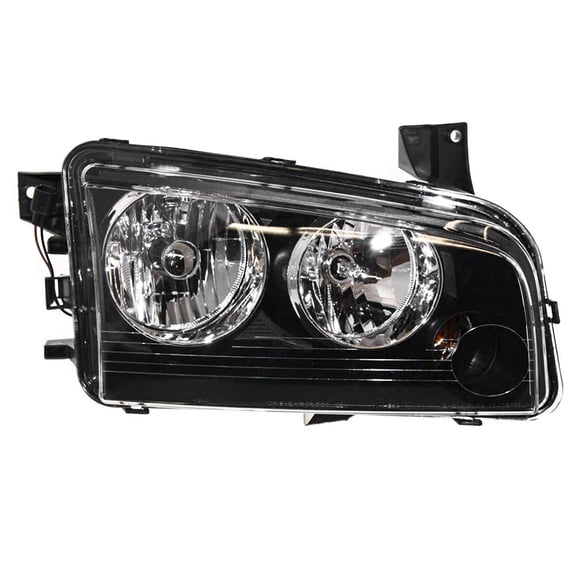 New Passenger Side Halogen Headlight Compatible With Dodge Charger Sedan 2007-2010 by Part Number 4806164AK CH2503206