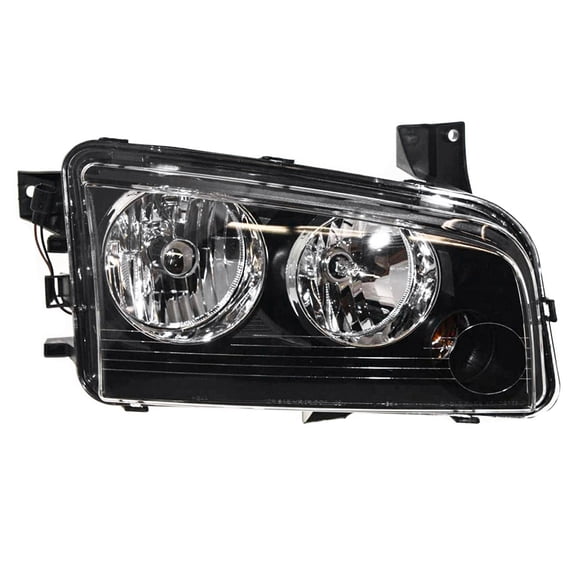 New Passenger Side Halogen Headlight Compatible With Dodge Charger Sedan 2007-2010 by Part Number 4806164AK CH2503206